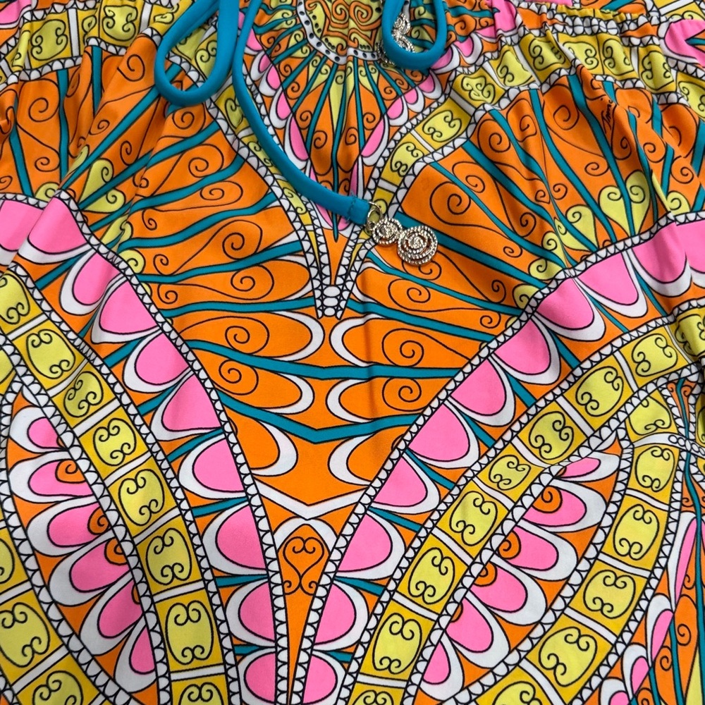 Trina Turk Multicolor Patterned Top - Picture 8 of 9